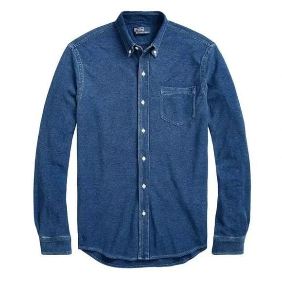 Polo Ralph Lauren Men's Cotton Chambray Button-Down Shirt Size XXL (MSRP $168) - Picture 1 of 9